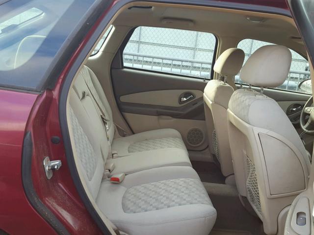 1G1ZT64825F207889 - 2005 CHEVROLET MALIBU MAX წითელი ფოტო 6