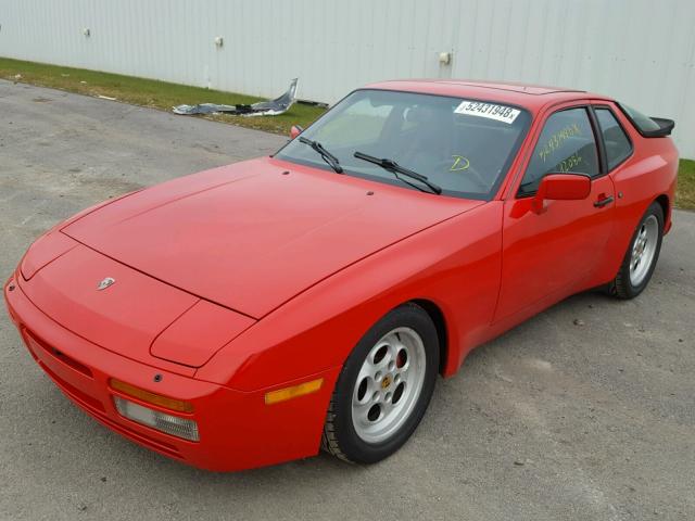 WP0AA0953GN151136 - 1986 PORSCHE 944 RED photo 2