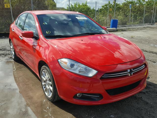 1C3CDFFA4GD819976 - 2016 DODGE DART SXT S RED photo 1