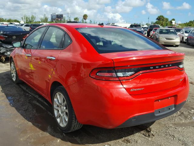 1C3CDFFA4GD819976 - 2016 DODGE DART SXT S RED photo 3