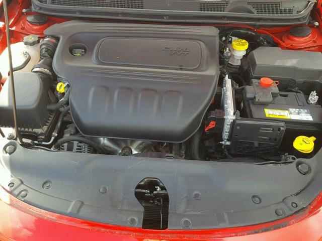 1C3CDFFA4GD819976 - 2016 DODGE DART SXT S RED photo 7