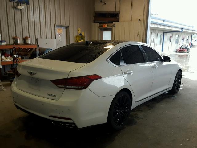 KMHGN4JF1FU056567 - 2015 HYUNDAI GENESIS 5. WHITE photo 4