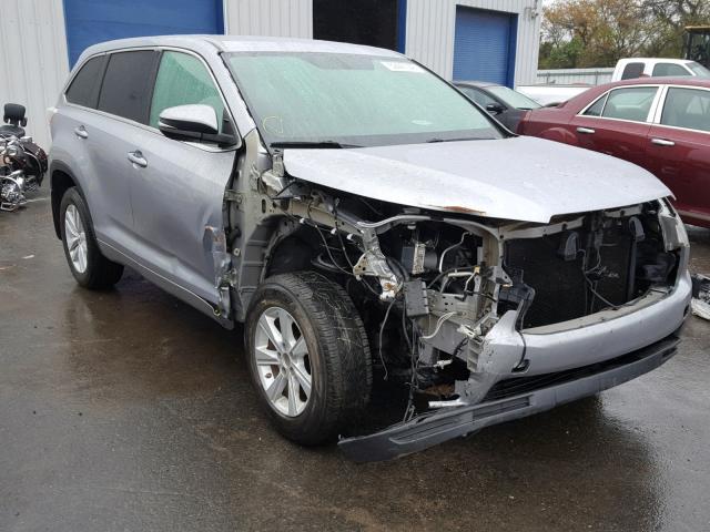 5TDBKRFH3FS101950 - 2015 TOYOTA HIGHLANDER SILVER photo 1