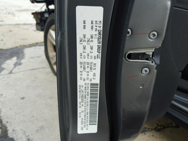 1J4NT1FA5BD255526 - 2011 JEEP COMPASS SP 灰色 照片 10