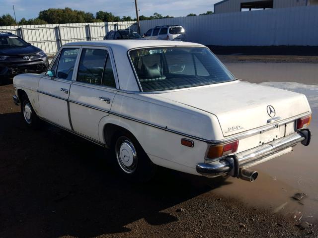 11401112005165 - 1971 MERCEDES-BENZ 250 WHITE photo 3