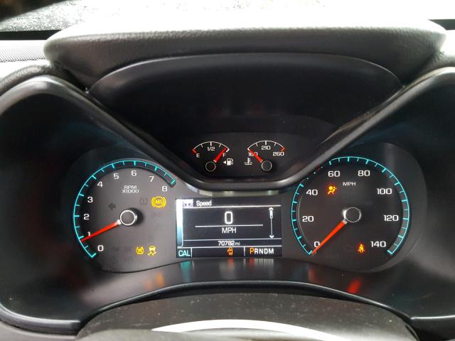 1GCGTCE34G1222765 - 2016 CHEVROLET COLORADO L SILVER photo 8