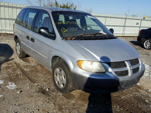 1B4GP253X1B225120 - 2001 DODGE CARAVAN SE SILVER photo 1