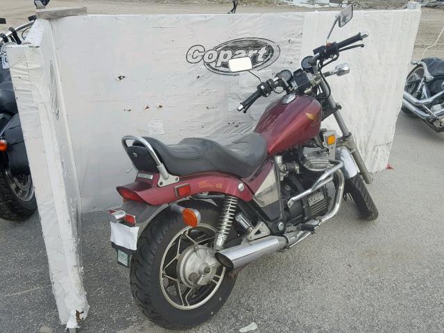 JH2RC1108DM001745 - 1983 HONDA CX650 C MAROON photo 4