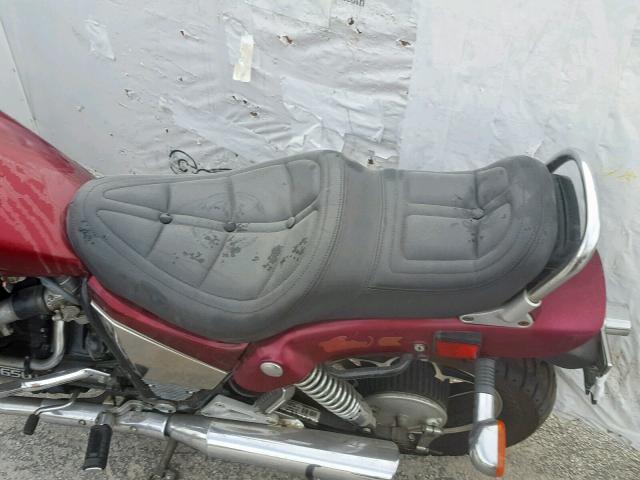 JH2RC1108DM001745 - 1983 HONDA CX650 C MAROON photo 6