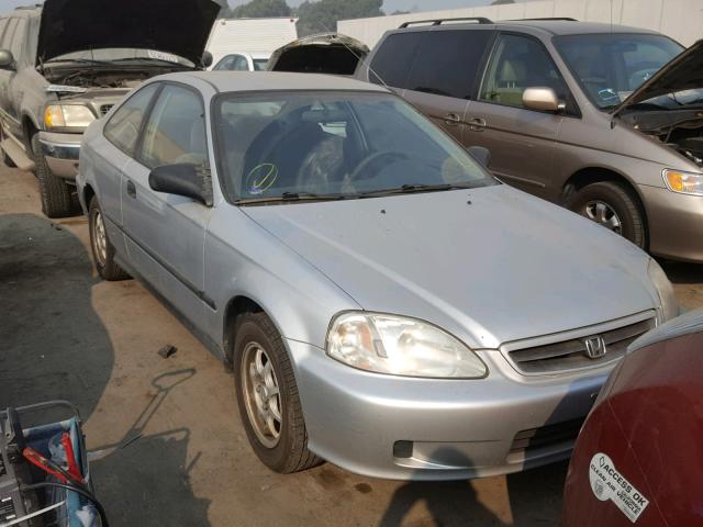 1HGEJ7223YL041566 - 2000 HONDA CIVIC HX SILVER photo 1