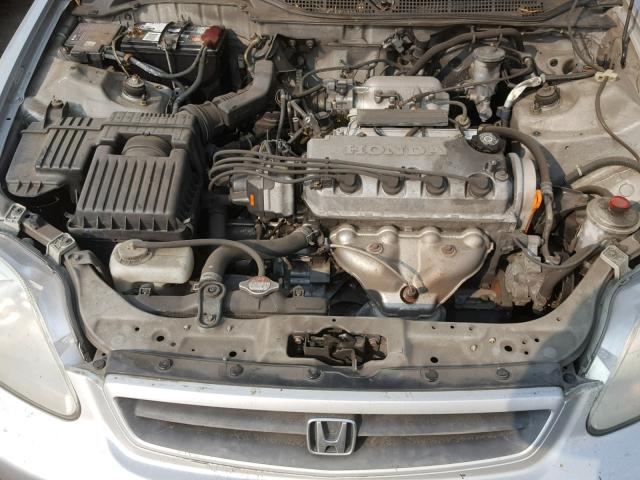 1HGEJ7223YL041566 - 2000 HONDA CIVIC HX SILVER photo 7