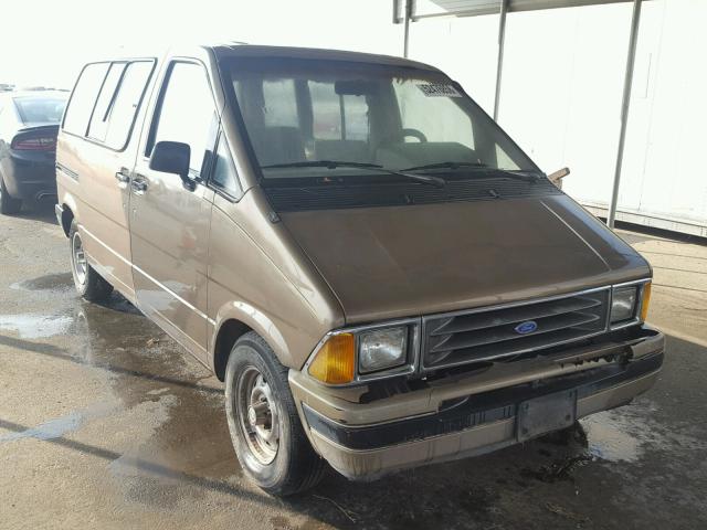 1FMCA11U7MZB45213 - 1991 FORD AEROSTAR BROWN photo 1