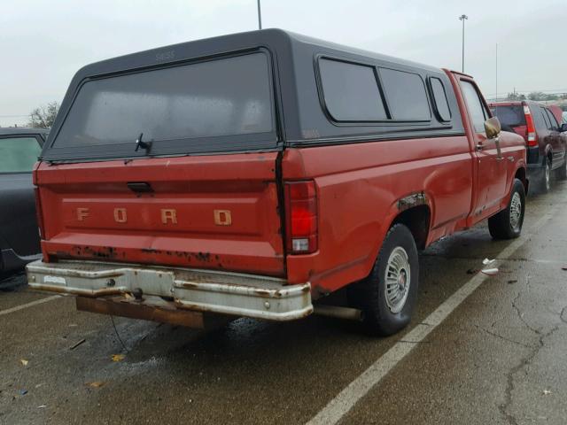 1FTDF10E9BUA18719 - 1981 FORD F100 RED photo 4