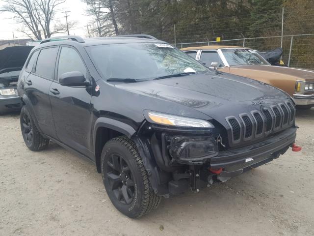 1C4PJMBS8HW626048 - 2017 JEEP CHEROKEE T BLACK photo 1