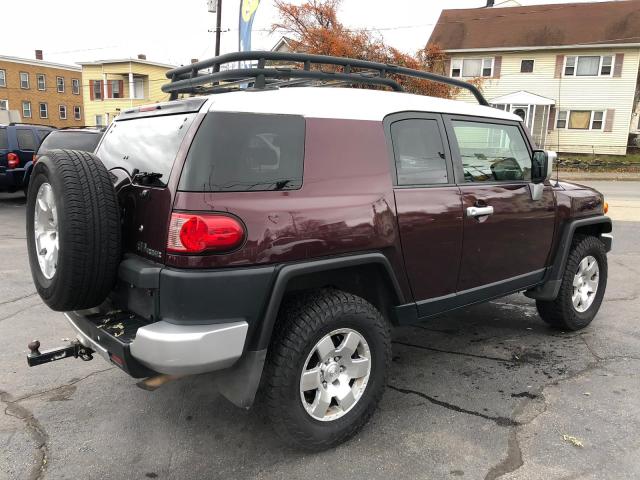 JTEBU11FX70100313 - 2007 TOYOTA FJ CRUISER RED photo 4