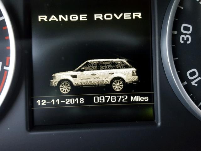 SALSH2E40DA782009 - 2013 LAND ROVER RANGE ROVE WHITE photo 8