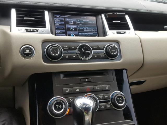 SALSH2E40DA782009 - 2013 LAND ROVER RANGE ROVE WHITE photo 9