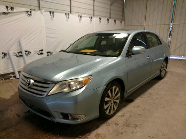 4T1BK3DB7BU405277 - 2011 TOYOTA AVALON BAS BLUE photo 2