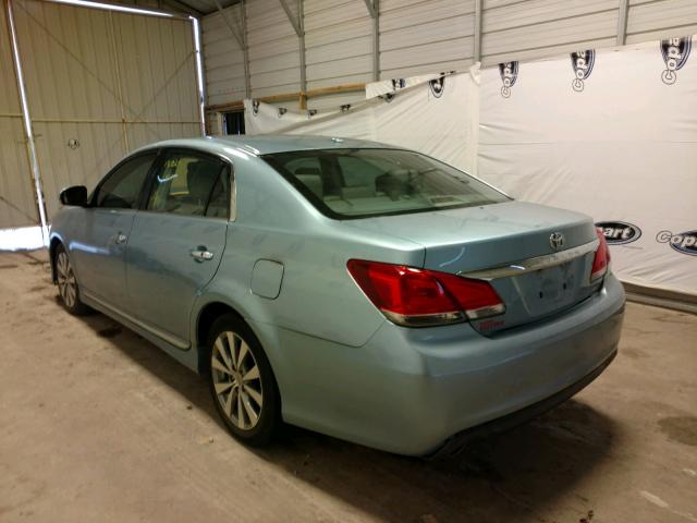 4T1BK3DB7BU405277 - 2011 TOYOTA AVALON BAS BLUE photo 3