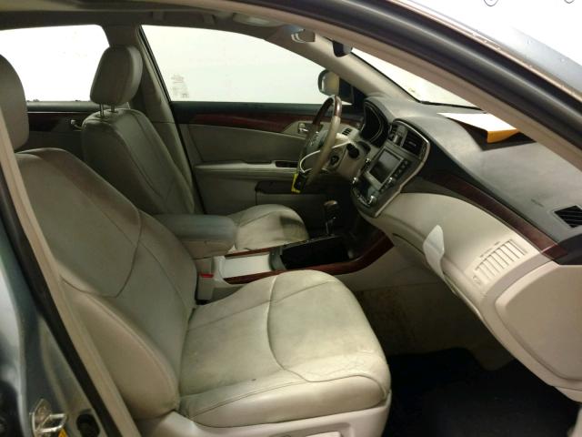 4T1BK3DB7BU405277 - 2011 TOYOTA AVALON BAS BLUE photo 5