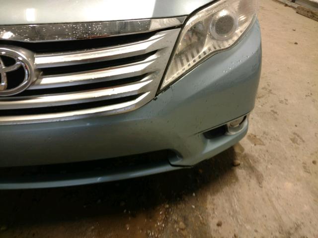 4T1BK3DB7BU405277 - 2011 TOYOTA AVALON BAS BLUE photo 9