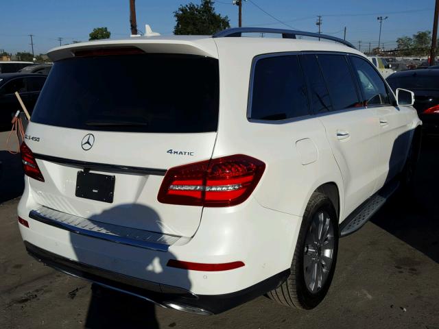 4JGDF6EE4JB021913 - 2018 MERCEDES-BENZ GLS 450 4M WHITE photo 4