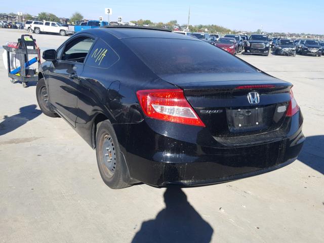 2HGFG3B06DH505211 - 2013 HONDA CIVIC EXL 黑色 照片 3