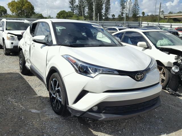 NMTKHMBX3JR041318 - 2018 TOYOTA C-HR XLE WHITE photo 1