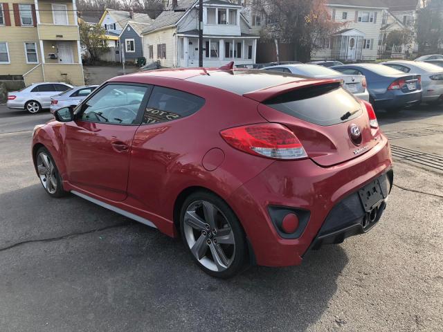 KMHTC6AE2DU173594 - 2013 HYUNDAI VELOSTER T RED photo 3