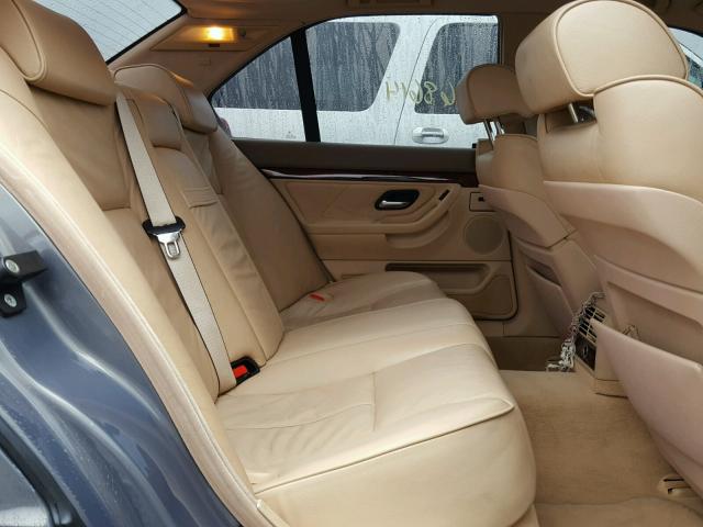 WBAGG83421DN89700 - 2001 BMW 740 I AUTO BLUE photo 6