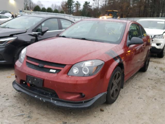 1G1AP18P377322830 - 2007 CHEVROLET COBALT SS RED photo 2