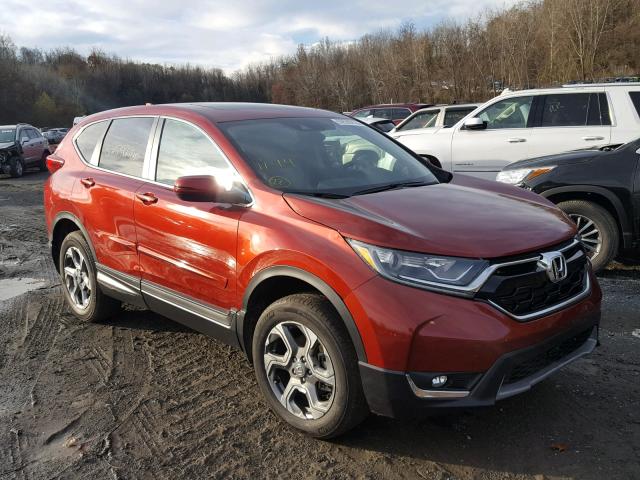 2HKRW2H88JH653904 - 2018 HONDA CR-V EXL ORANGE photo 1