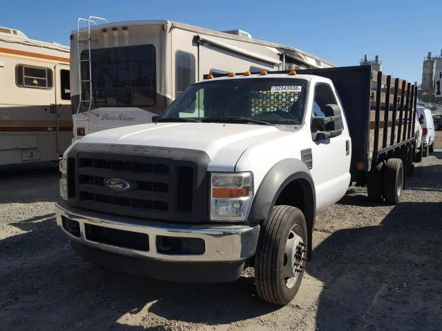 1FDAF46R69EA79816 - 2009 FORD F450 SUPER WHITE photo 2