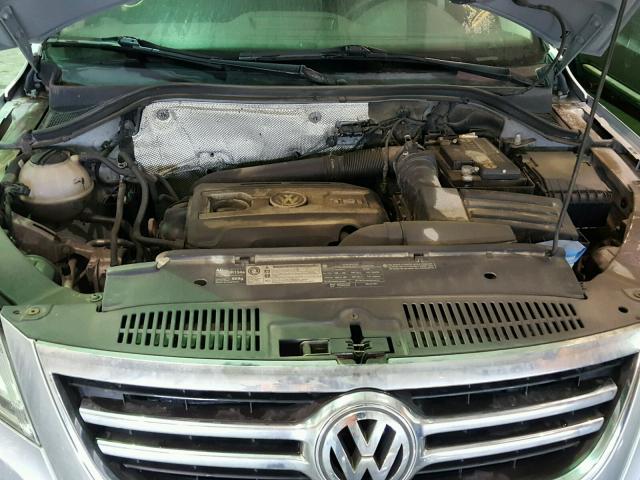 WVGBV7AX1AW530471 - 2010 VOLKSWAGEN TIGUAN SE SILVER photo 7