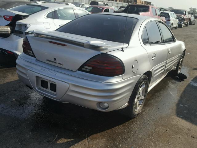 1G2NF52E41M638633 - 2001 PONTIAC GRAND AM S SILVER photo 4
