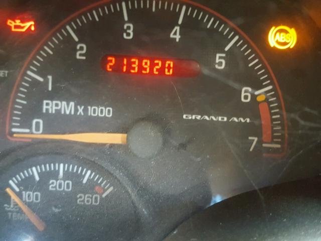 1G2NF52E41M638633 - 2001 PONTIAC GRAND AM S SILVER photo 8