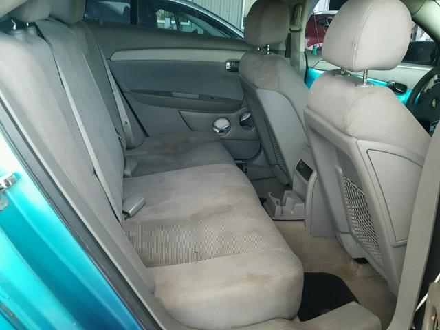 1G1ZH57B38F183917 - 2008 CHEVROLET MALIBU 1LT BLUE photo 6