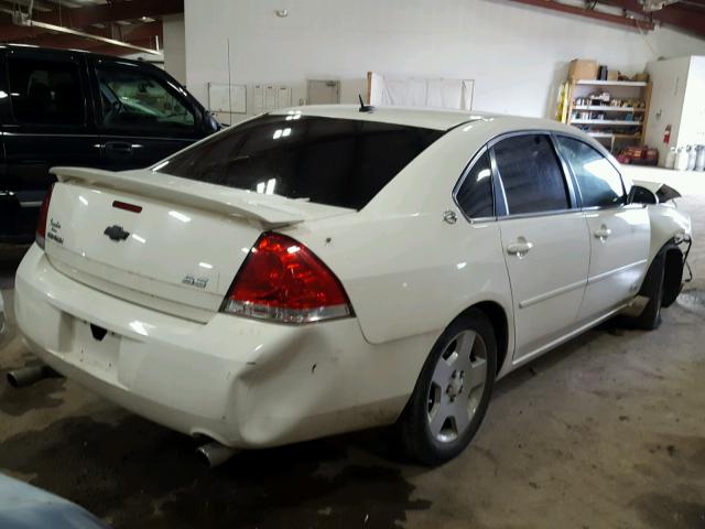 2G1WD58C779271298 - 2007 CHEVROLET IMPALA SUP WHITE photo 4