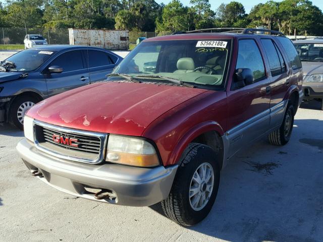 1GKDT13W7Y2388587 - 2000 GMC JIMMY / EN RED photo 2