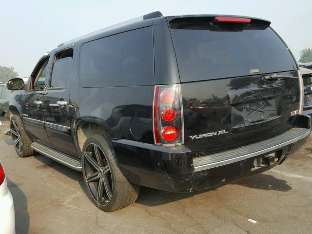 1GKFK66887J158390 - 2007 GMC YUKON XL D BLACK photo 3