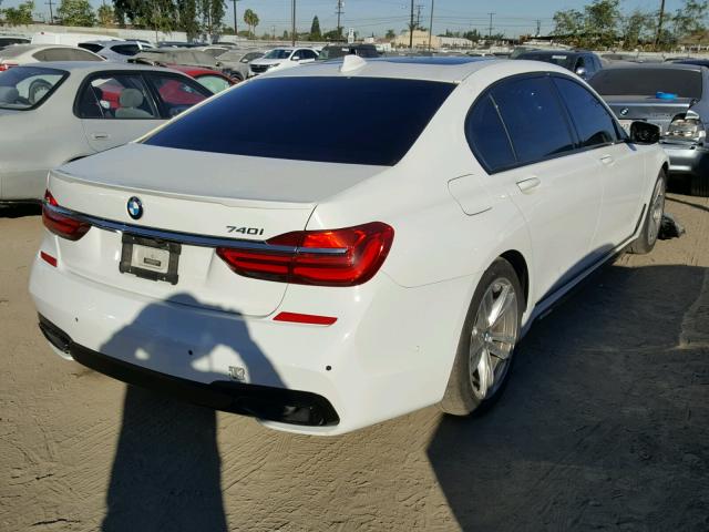 WBA7E2C52HG739292 - 2017 BMW 740 I WHITE photo 4