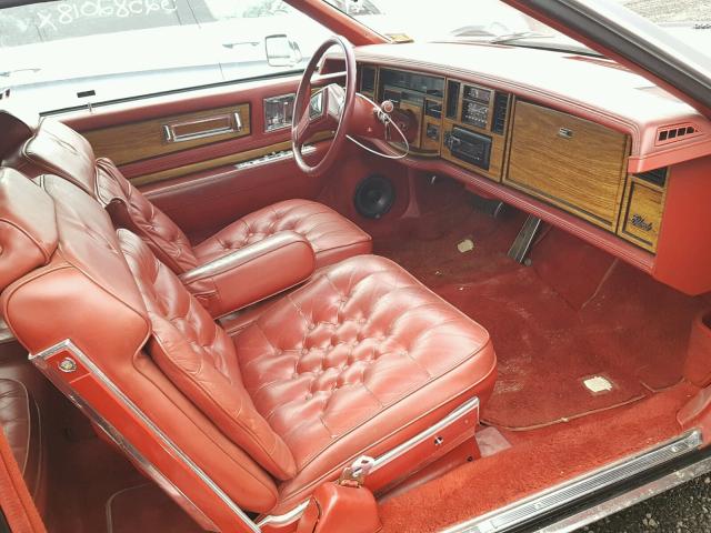 1G6EL6781FE662664 - 1985 CADILLAC ELDORADO B BLACK photo 5