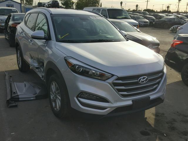 KM8J33A41JU642019 - 2018 HYUNDAI TUCSON LIM SILVER photo 1