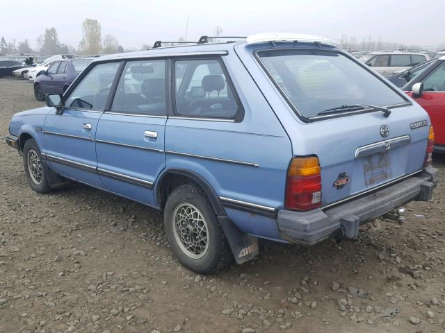 JF2AM53BXEE446560 - 1984 SUBARU GL 4WD BLUE photo 3