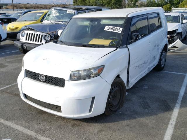 JTLKE50E091067146 - 2009 TOYOTA SCION XB თეთრი ფოტო 2