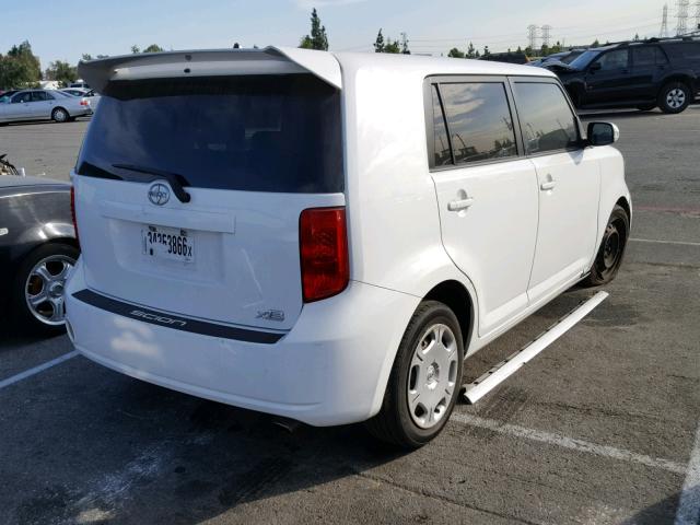 JTLKE50E091067146 - 2009 TOYOTA SCION XB თეთრი ფოტო 4