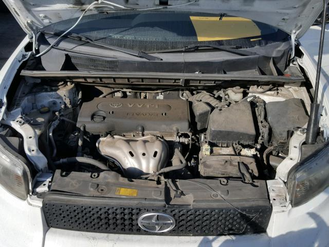 JTLKE50E091067146 - 2009 TOYOTA SCION XB თეთრი ფოტო 7