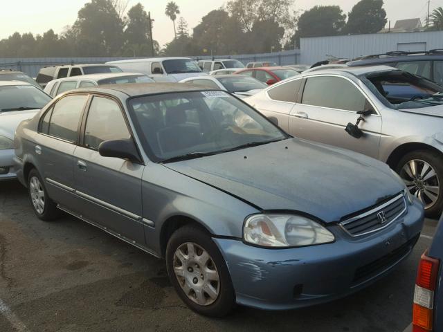 2HGEJ661XYH533598 - 2000 HONDA CIVIC BASE Dəniz mavisi foto 1
