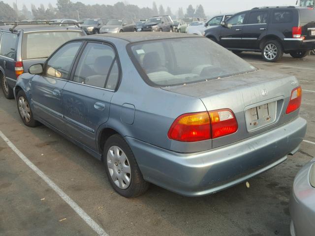 2HGEJ661XYH533598 - 2000 HONDA CIVIC BASE Dəniz mavisi foto 3