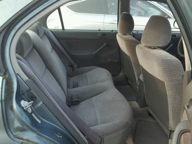 2HGEJ661XYH533598 - 2000 HONDA CIVIC BASE Dəniz mavisi foto 6